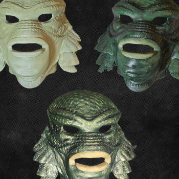 Lagoon Canavar Maskesi - 3D Baskı Korku Kostüm Aksesuarı