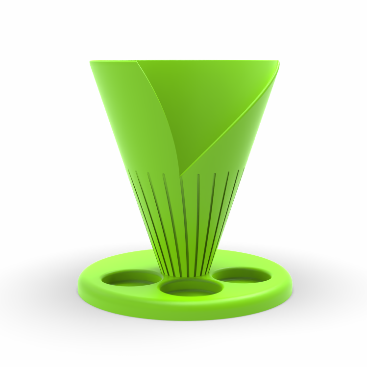 3D Baskı Patates Kızartması ve Ketçap Uzay Tasarımı Bardak