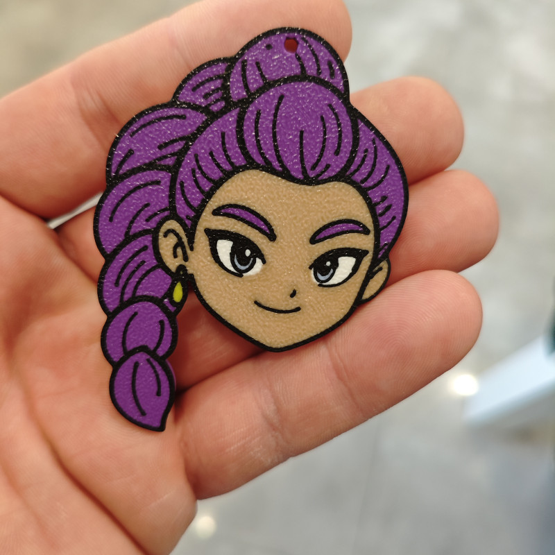 Rumi K-Pop Demon Hunters Anahtarlık - 3D Baskı Koleksiyon Ürünü