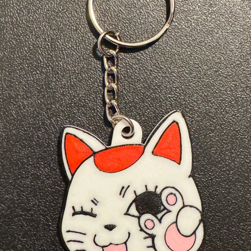 Dandadan Turbo Granny Şans Anahtarlığı - 3D Baskı Hediye Dandadan Turbo Granny Şans Anahtarlığı - 3D Baskı Hediye