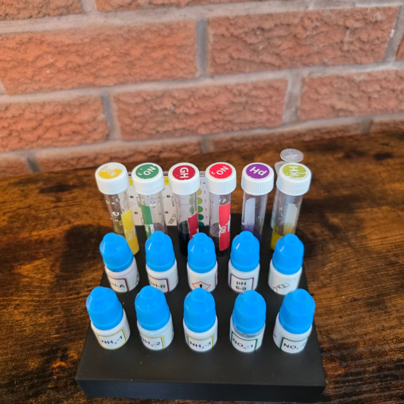 NT Labs Su Test Kiti 3D Baskı Organizatör Tepsisi - Dayanıklı Kimya Aksesuarı