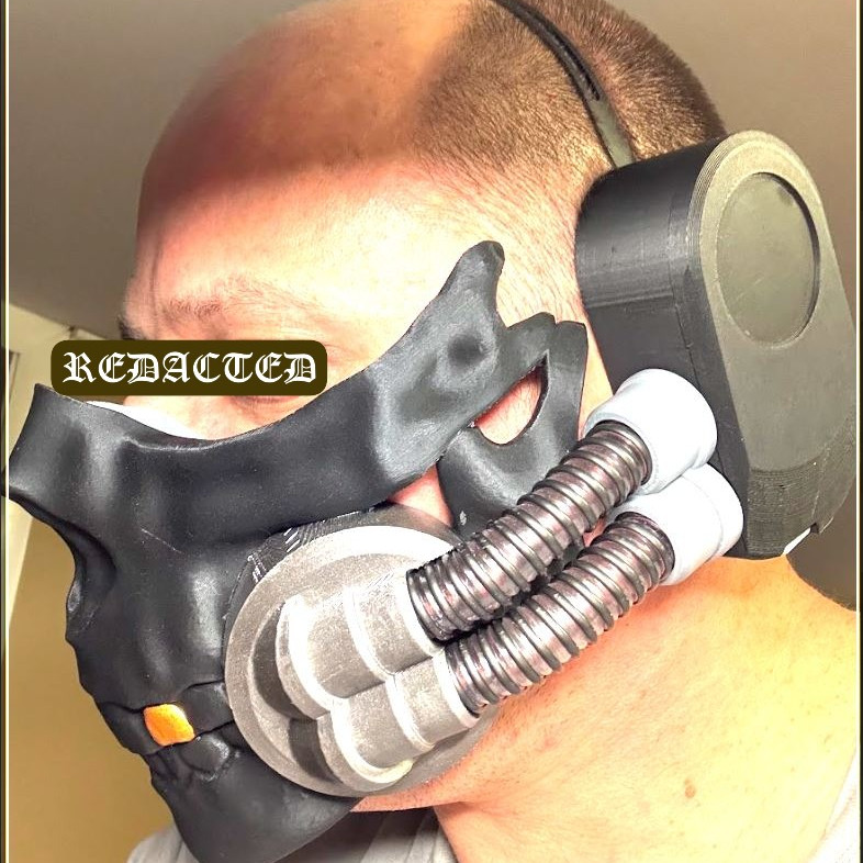 Grimdark Yarım Kafatası Maskesi - Cosplay ve Koleksiyon Grimdark Yarım Kafatası Maskesi - Cosplay ve Koleksiyon