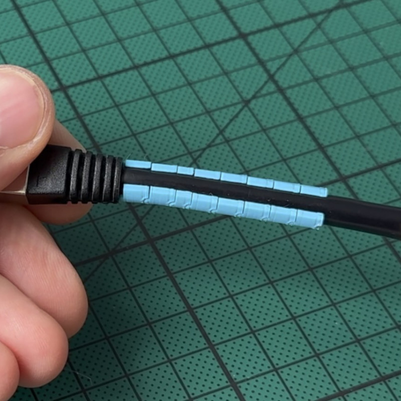 Özelleştirilebilir Kablo Halka Etiketi - 3D Baskı Kablolama Çözümü Özelleştirilebilir Kablo Halka Etiketi - 3D Baskı Kablolama Çözümü