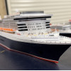 Cunard Queen Mary 2 1:500 Ölçekli Çok Renkli 3D Baskı Gemi Modeli