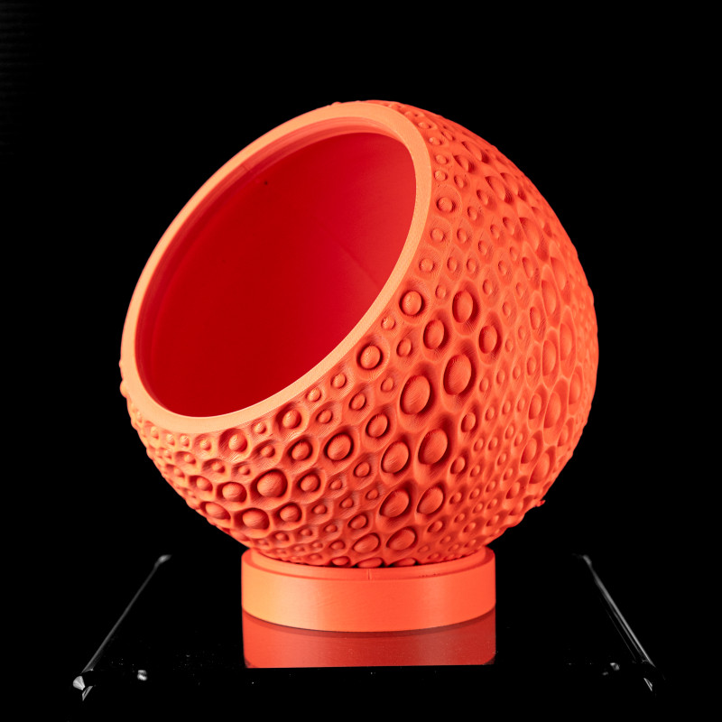 İnci Desenli 3D Baskı Saksı - Modern Bahçe Dekoru