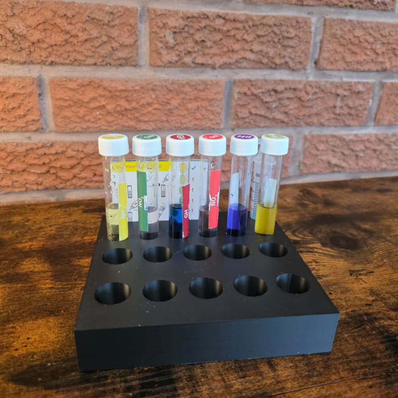 NT Labs Su Test Kiti 3D Baskı Organizatör Tepsisi - Dayanıklı Kimya Aksesuarı