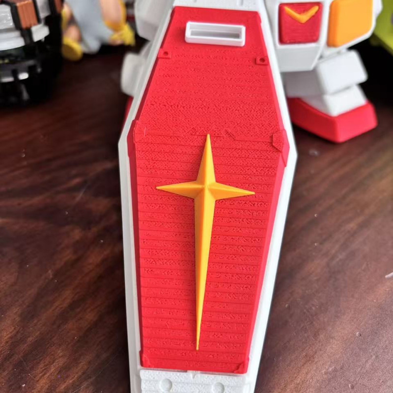 Xiaomi Kamera Gundam Renk Ayrımlı 3D Baskı Modeli - Manyetik Aksesuarlı