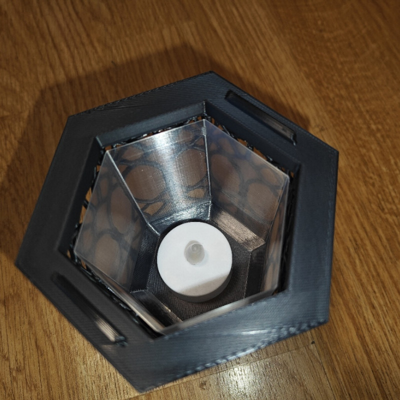 Gotik Duvar Feneri - Ürkütücü El Tasarımı 3D Baskı Dekor