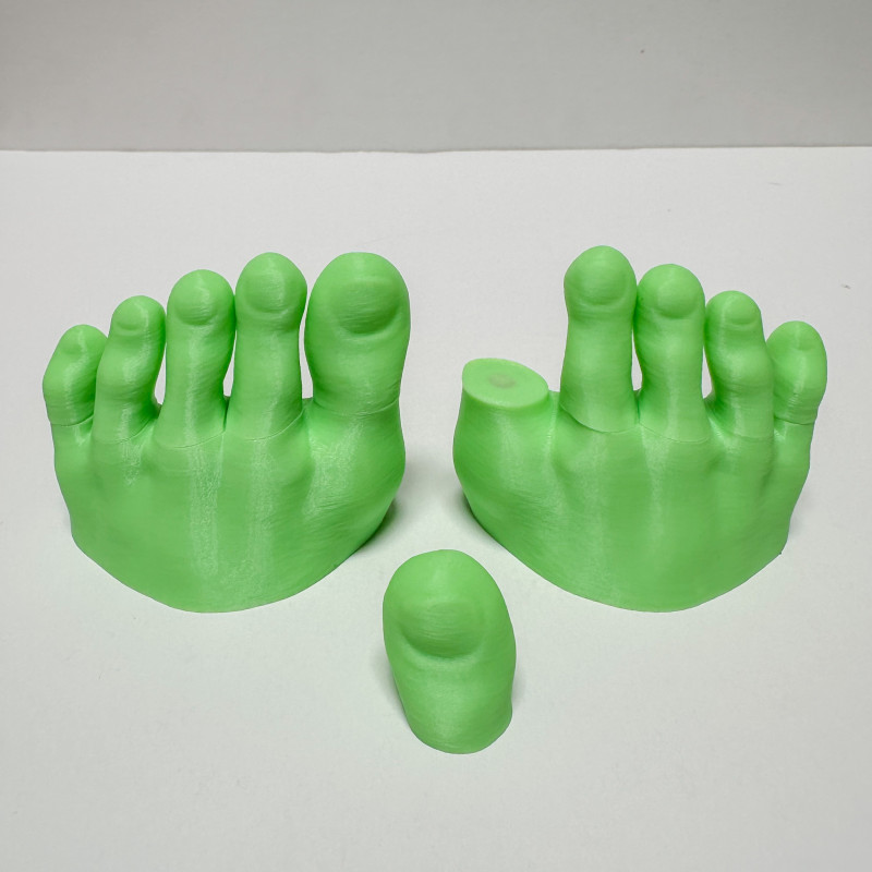 Cadılar Bayramı Tic Tac Toe Işıklı Ayak Oyunu - 3D Baskı