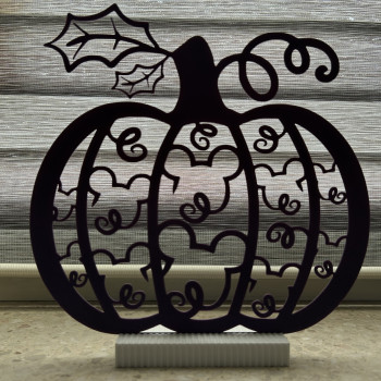 Mickey Fare 3D Kabak Dekorasyon - Evrensel Stand Uyumlu