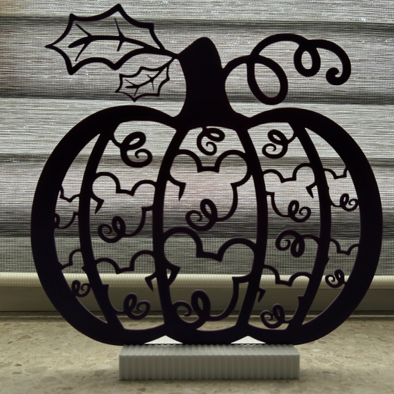 Mickey Fare 3D Kabak Dekorasyon - Evrensel Stand Uyumlu