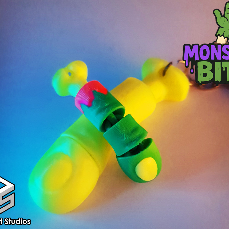 Eklemli Zombi Parmak Anahtarlık - Monster Bits Koleksiyonu