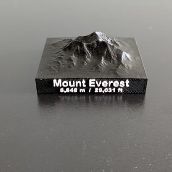 Mini Mount Everest 3D Model - Eğitici Coğrafya Maketi