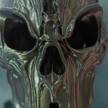 Öfke Devi Miğferi - 3D Baskı Cosplay ve Koleksiyon Parçası