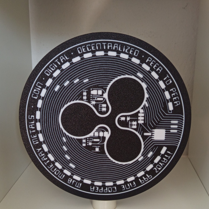 Dogecoin LED Işık Kutusu - 3D Baskı Kripto Aydınlatma