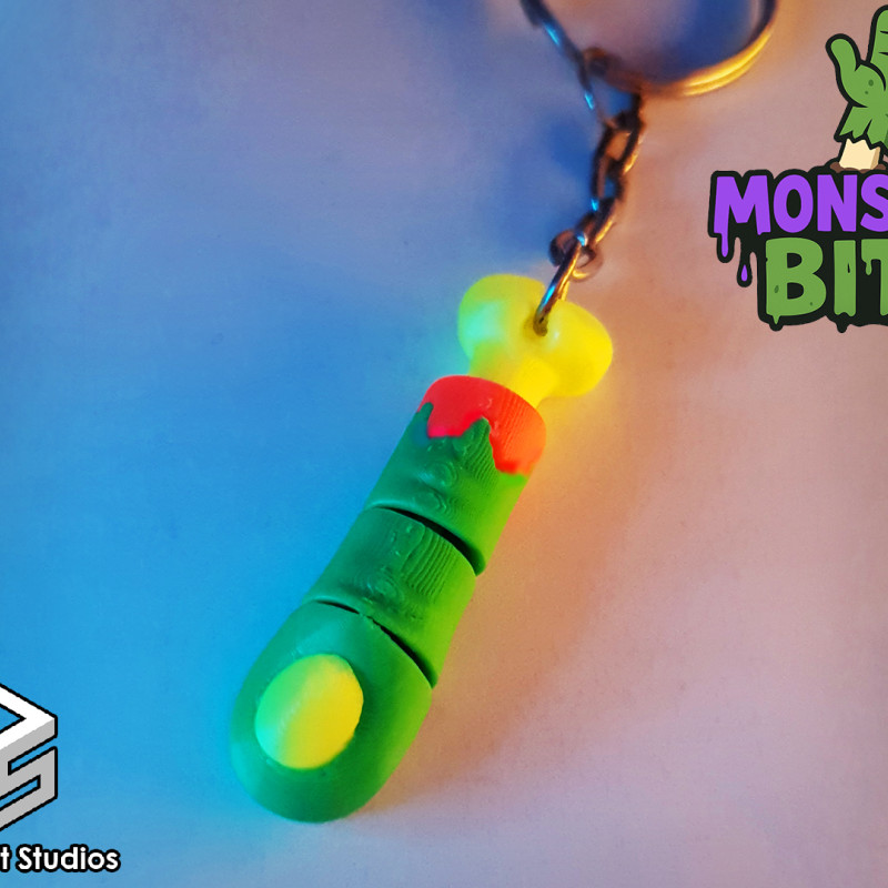 Eklemli Zombi Parmak Anahtarlık - Monster Bits Koleksiyonu