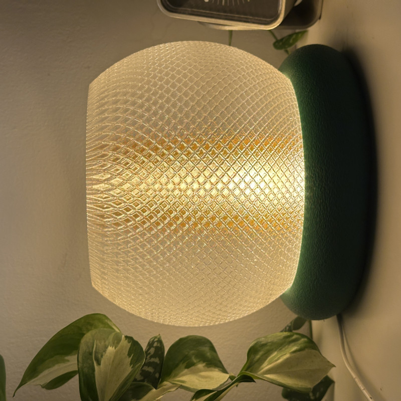 Modern Küre Dokulu Masa Lambası - 3D Baskı Dekoratif Aydınlatma