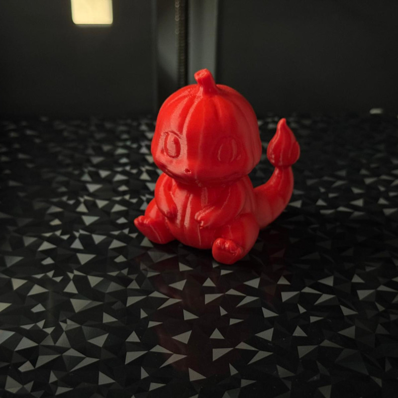 Charmander Halloween Balkabağı 3D Baskı Figür - Pokémon Koleksiyon
