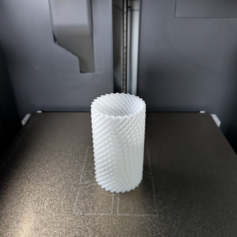 3D Baskılı Vazo Modu Tealight Abajur - Dekoratif Mum Işığı