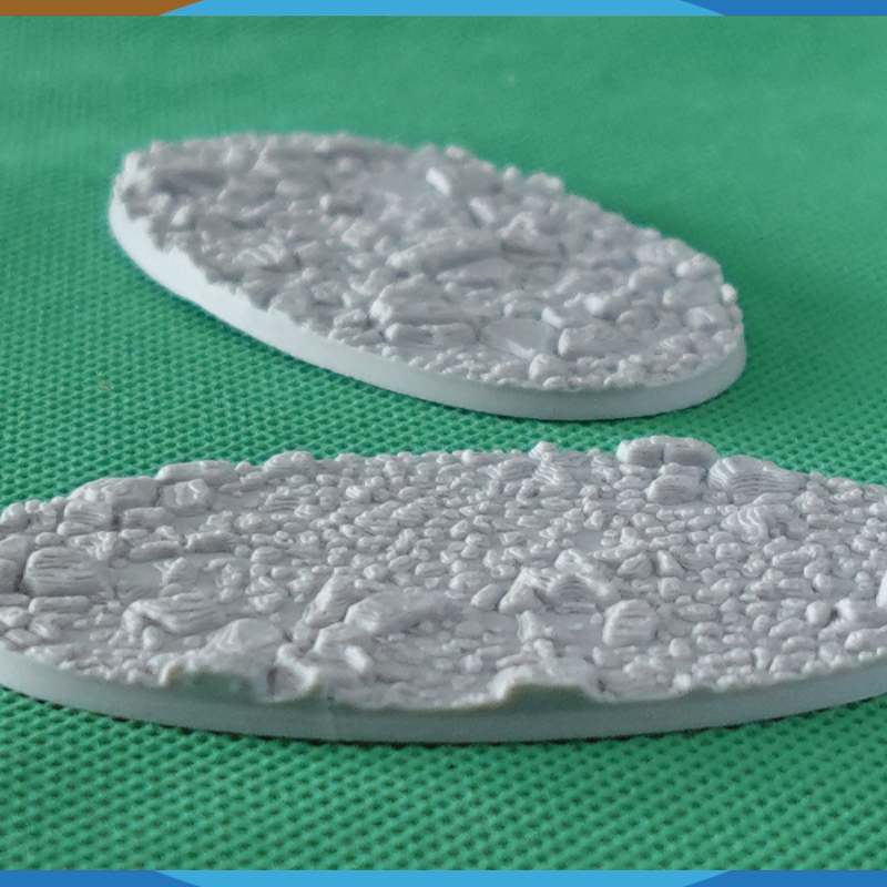 28mm Kaya Desenli Yuvarlak Savaş Tabanı - 3D Baskı Masaüstü Oyun