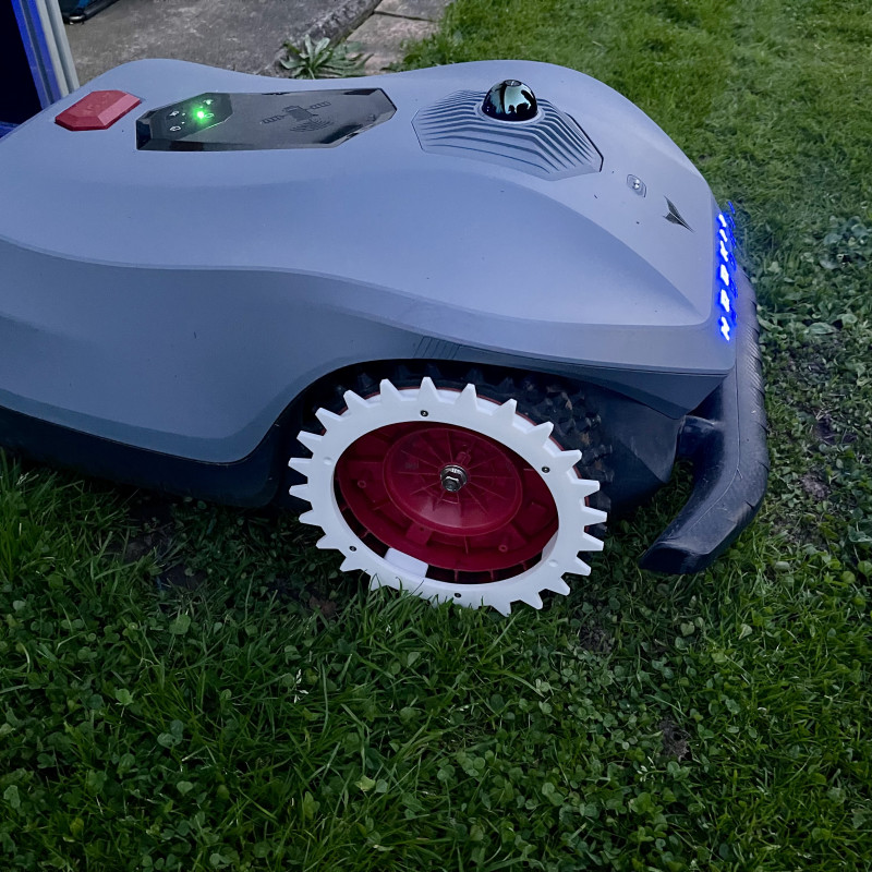 Hookii Neomow X Çamur Çivili Tekerlek Kapağı - 3D Baskı Robot Çim Biçme Aksesuarı Hookii Neomow X Çamur Çivili Tekerlek Kapağı - 3D Baskı Robot Çim Biçme Aksesuarı