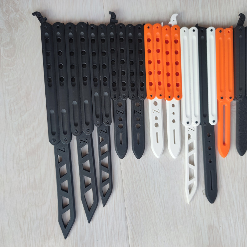 3D Baskı Kelebek Bıçak - Balisong Mini, Mini+ ve Medium Modeller