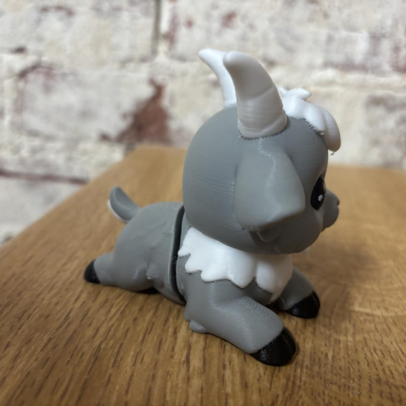 Esnek Keçi Fidget Oyuncağı - 3D Baskılı Hareketli Oyuncak