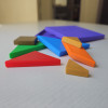 Renkli Tangram Blokları ve Saklama Kutusu - Eğitici 3D Baskı Oyun Seti