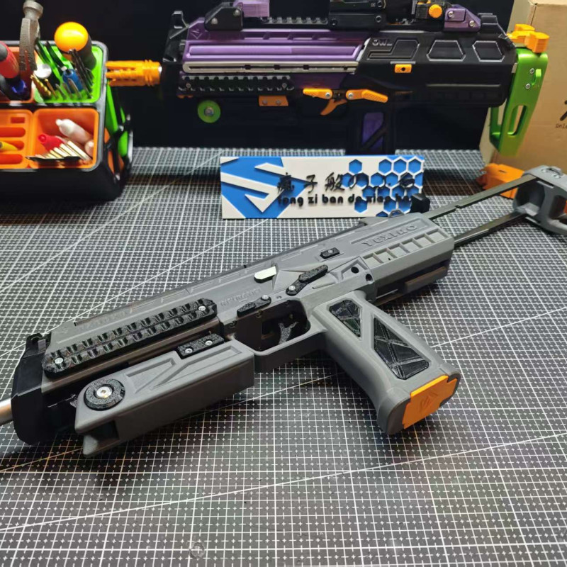 Gece Baykuşu MP7 Soft Dart Blaster - 3D Baskılı Cosplay Silahı