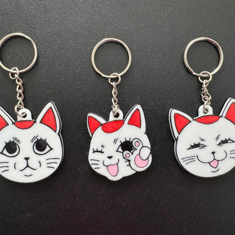 Dandadan Turbo Granny Şans Anahtarlığı - 3D Baskı Hediye Dandadan Turbo Granny Şans Anahtarlığı - 3D Baskı Hediye