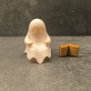 Hayalet Kitap Okuyucu 3D Baskı Dekor - Işıklı Halloween Aksesuarı