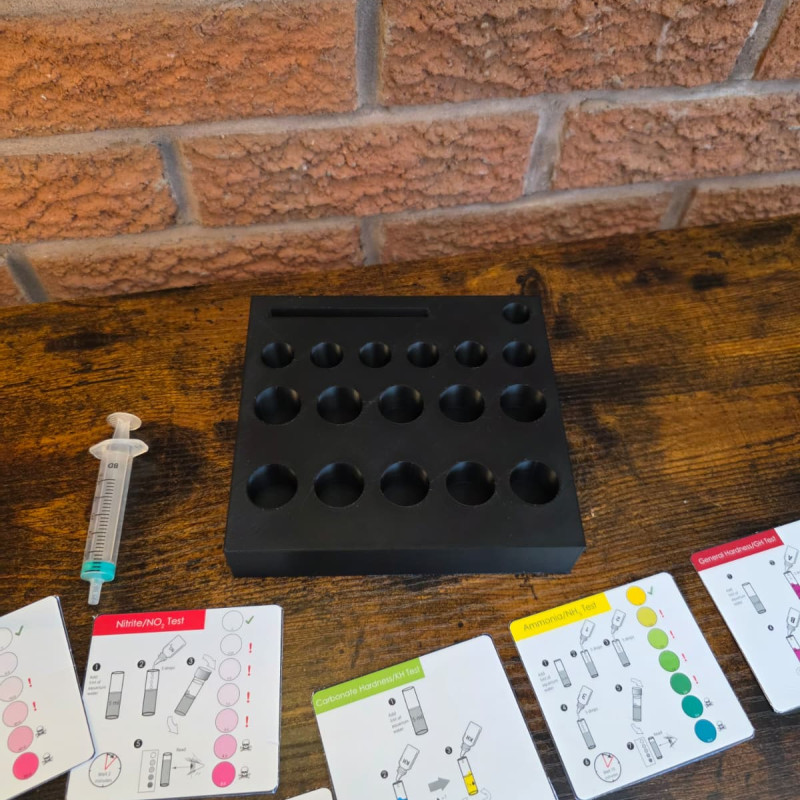 NT Labs Su Test Kiti 3D Baskı Organizatör Tepsisi - Dayanıklı Kimya Aksesuarı