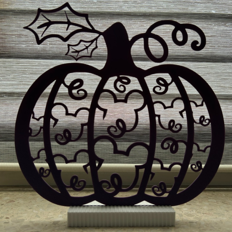 Mickey Fare 3D Kabak Dekorasyon - Evrensel Stand Uyumlu