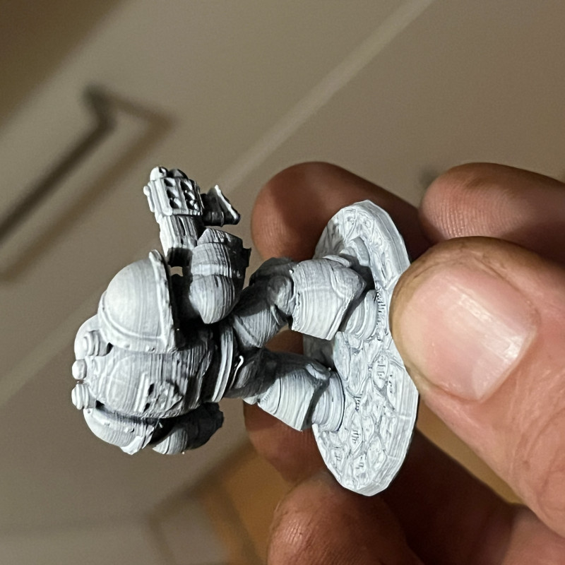 Mini Savaş Çekici Robot Figür - 3D Baskı Koleksiyon Parçası