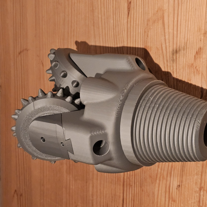 TriCone Matkap Ucu 3D Baskı Eğitim Modeli - Mühendislik Eğitimi