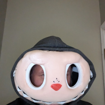 Lafufu Cadılar Bayramı Maske - 3D Baskı Korku Aksesuarı