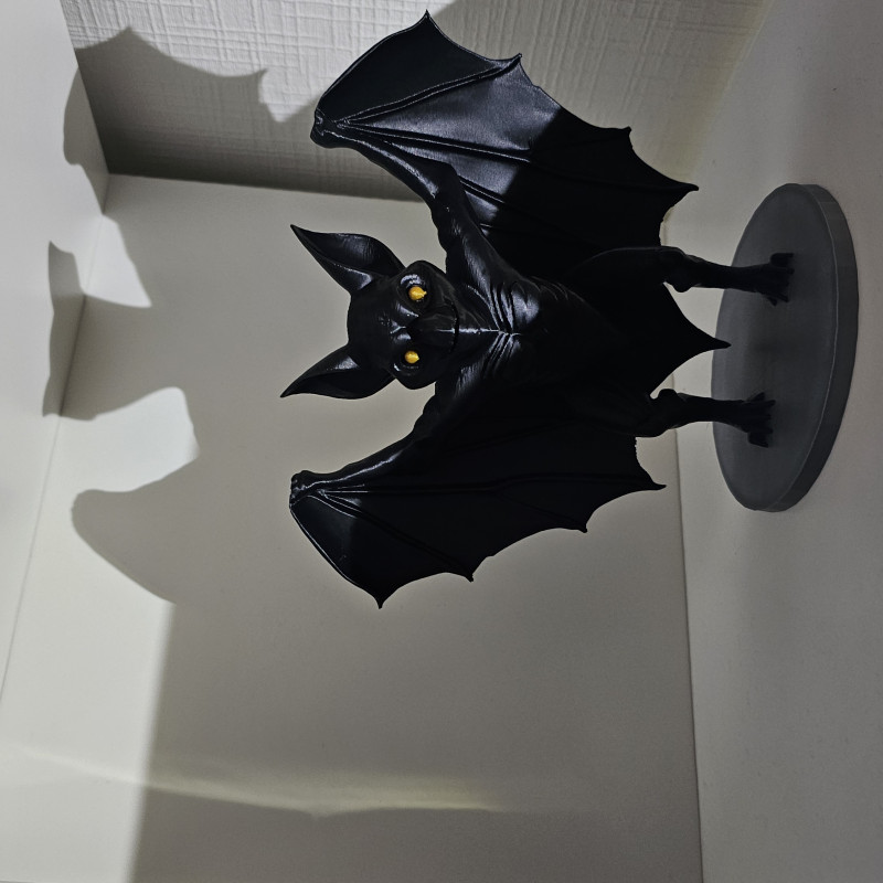 Detaylı Yarasa Heykelleri - Dekoratif 3D Baskı
