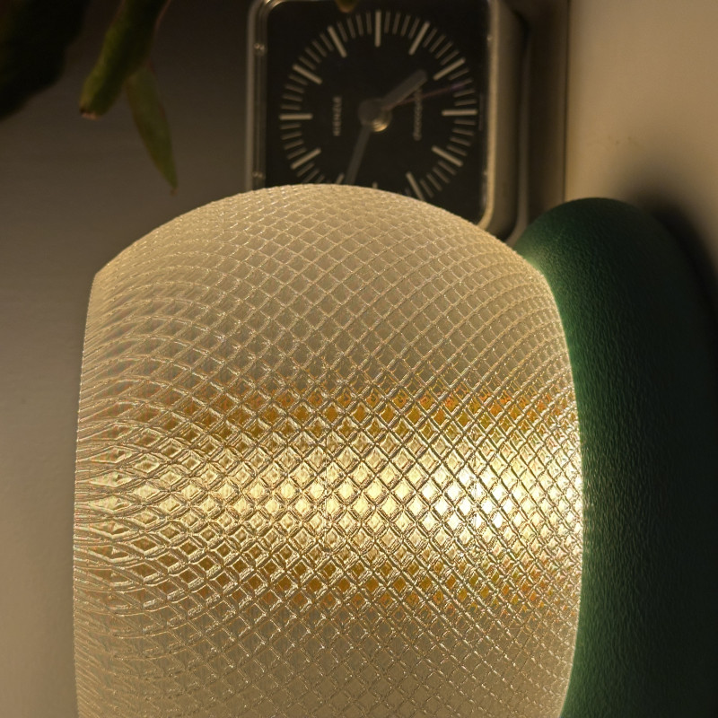 Modern Küre Dokulu Masa Lambası - 3D Baskı Dekoratif Aydınlatma