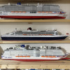 Cunard Queen Mary 2 1:500 Ölçekli Çok Renkli 3D Baskı Gemi Modeli