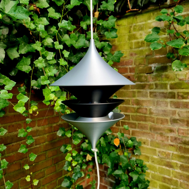 Minimalist Kuş Yemliği - 3D Baskı Ev Dekorasyonu