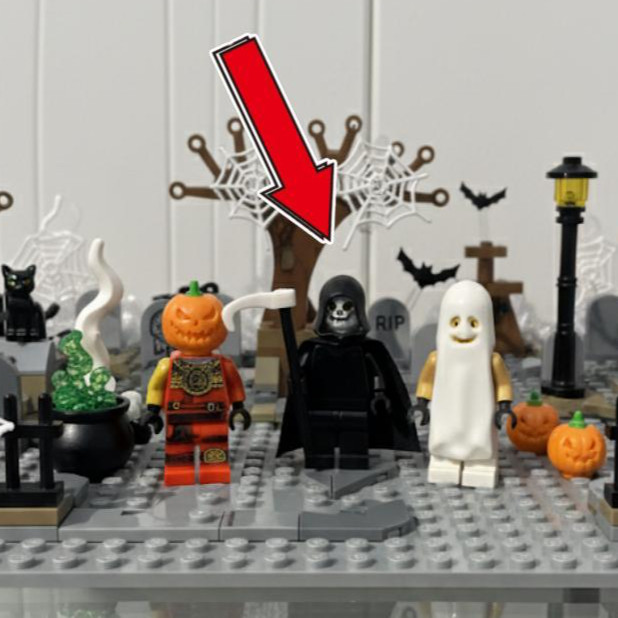Ölüm Meleği Minifigür Kostümü - 3D Baskı Halloween Aksesuar Ölüm Meleği Minifigür Kostümü - 3D Baskı Halloween Aksesuar