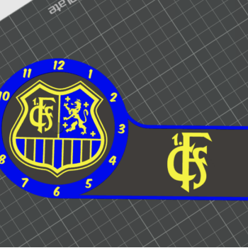 FC Saarbrücken Masa Saati ve Organizatör - 3D Baskılı Özel Tasarım