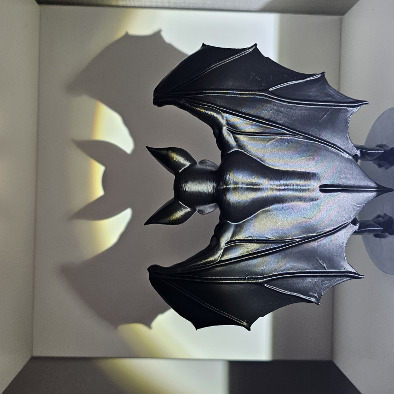 Detaylı Yarasa Heykelleri - Dekoratif 3D Baskı