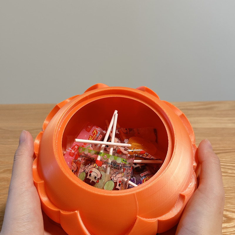 Halloween Pumpkaboo Şeker Kavanozu - 3D Baskılı Pokémon Dekor