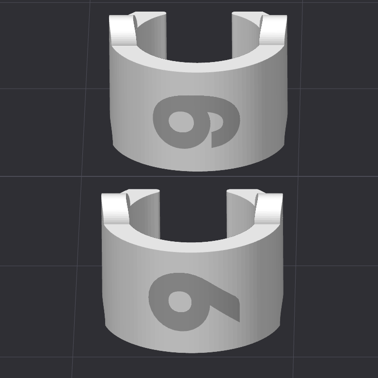 Özelleştirilebilir Kablo Halka Etiketi - 3D Baskı Kablolama Çözümü Özelleştirilebilir Kablo Halka Etiketi - 3D Baskı Kablolama Çözümü