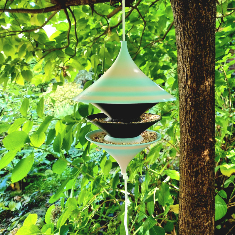 Minimalist Kuş Yemliği - 3D Baskı Ev Dekorasyonu