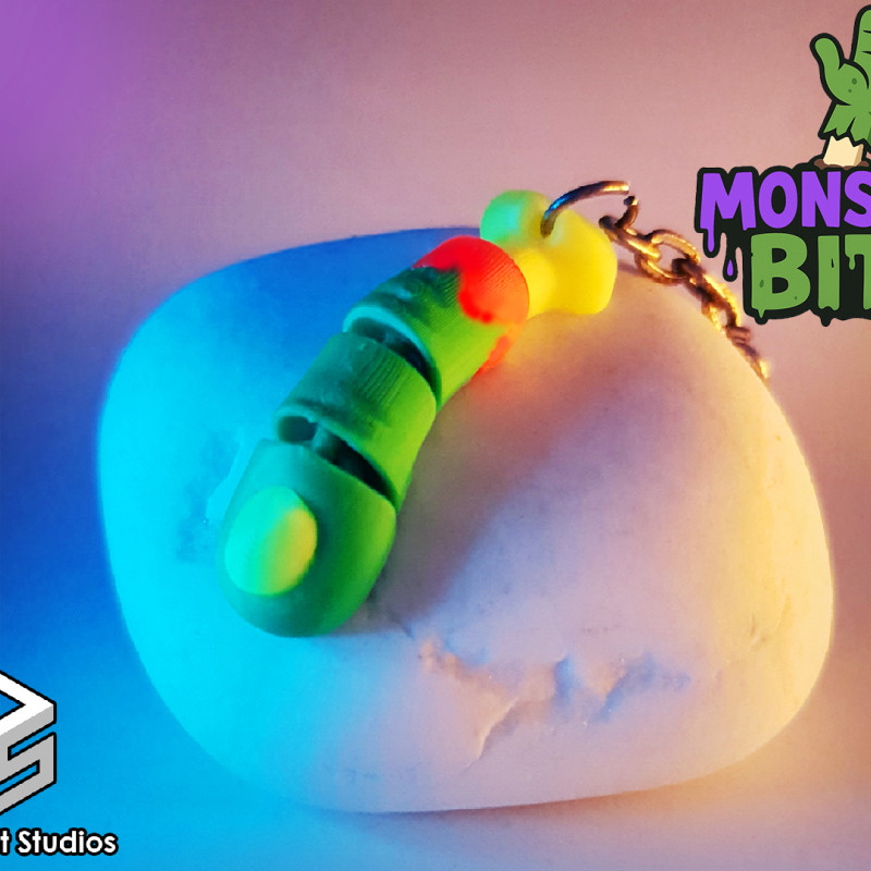 Eklemli Zombi Parmak Anahtarlık - Monster Bits Koleksiyonu