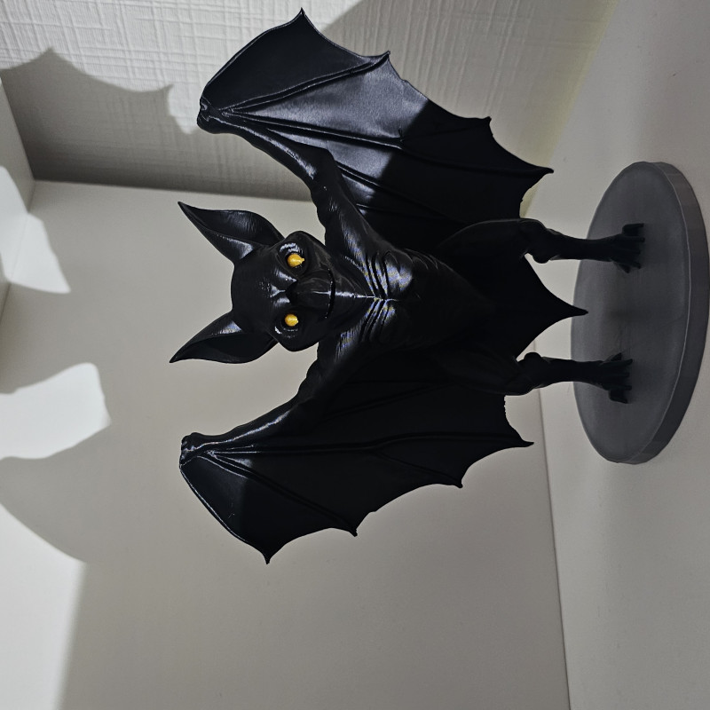 Detaylı Yarasa Heykelleri - Dekoratif 3D Baskı