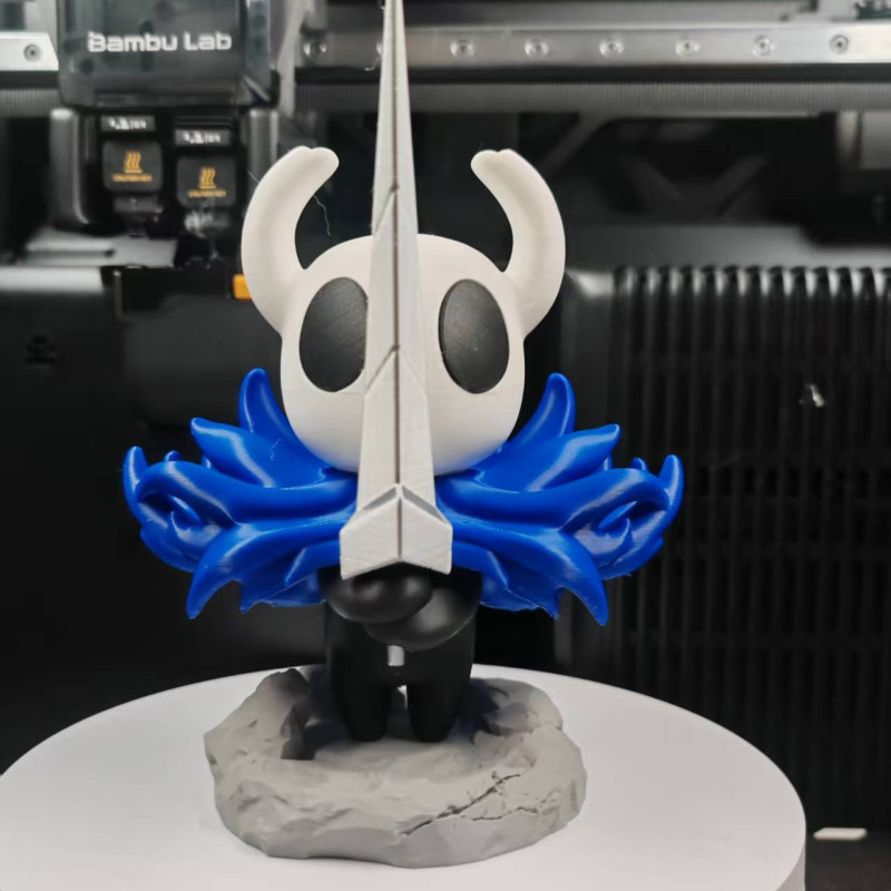 Hollow Knight Kılıç Çekme Duruşu 3D Baskı Figür - Dönebilir Başlı Hollow Knight Kılıç Çekme Duruşu 3D Baskı Figür - Dönebilir Başlı