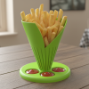 3D Baskı Patates Kızartması ve Ketçap Uzay Tasarımı Bardak